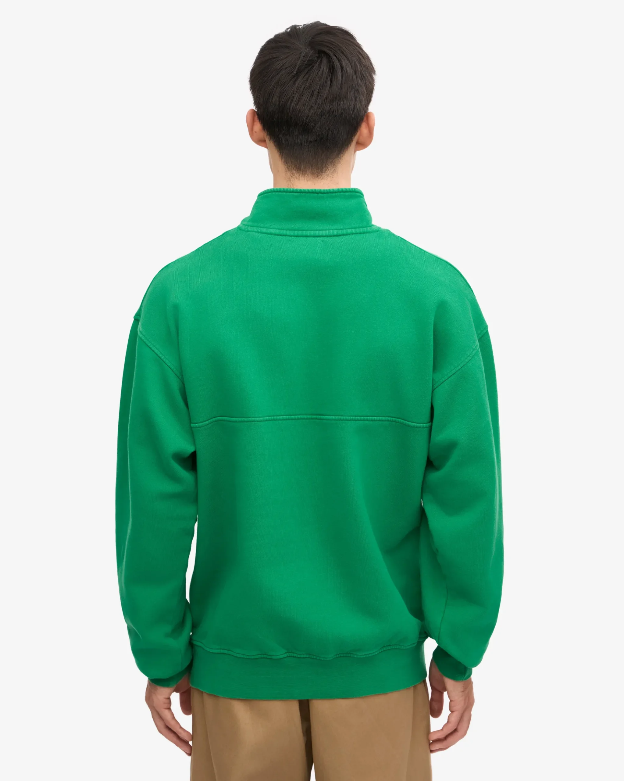 Organic Quarter Zip - Kelly Green