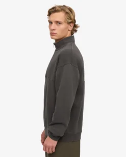 Organic Quarter Zip - Lava Grey