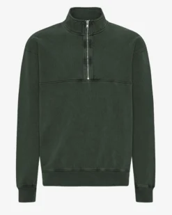Organic Quarter Zip - Midnight Forest
