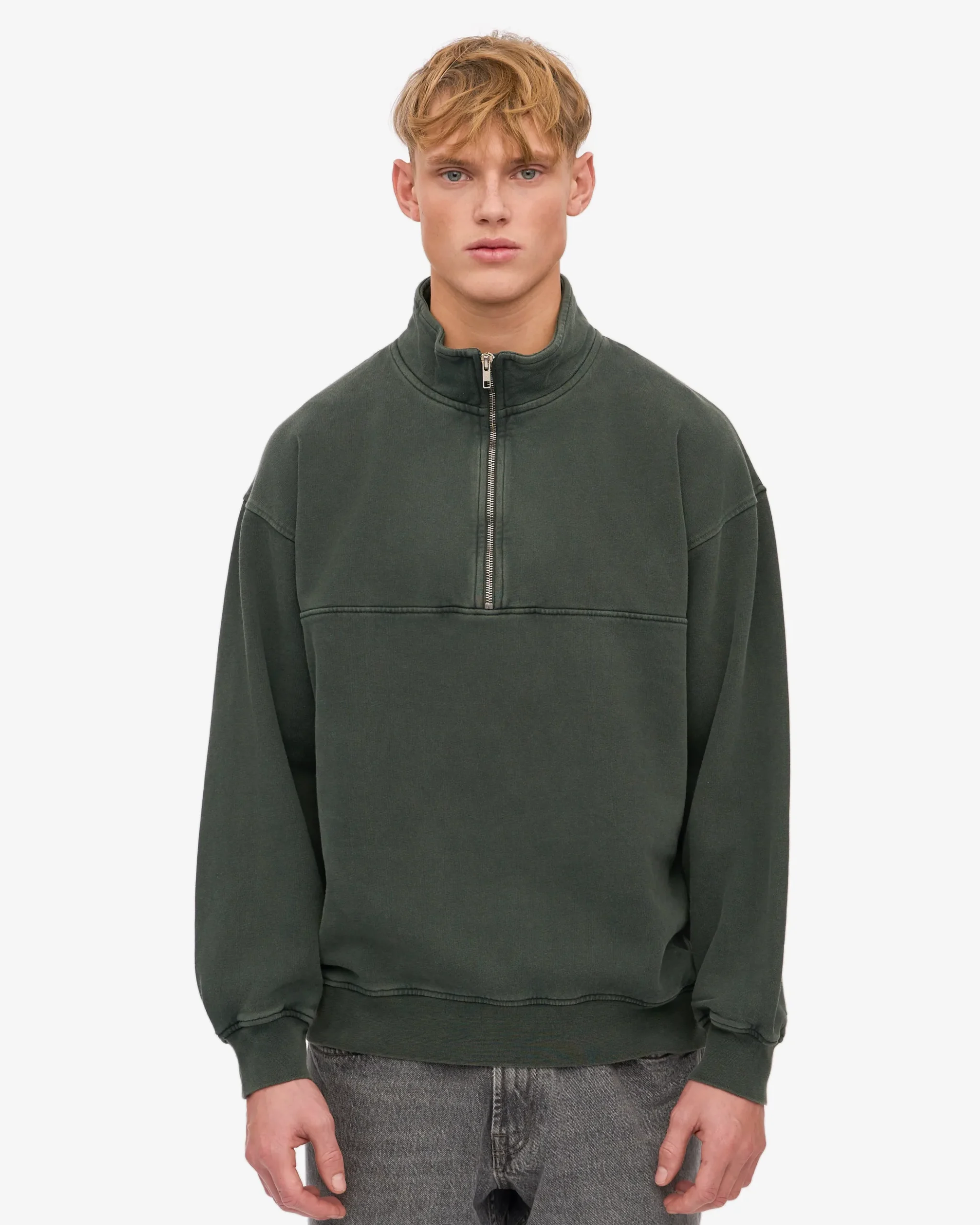 Organic Quarter Zip - Midnight Forest