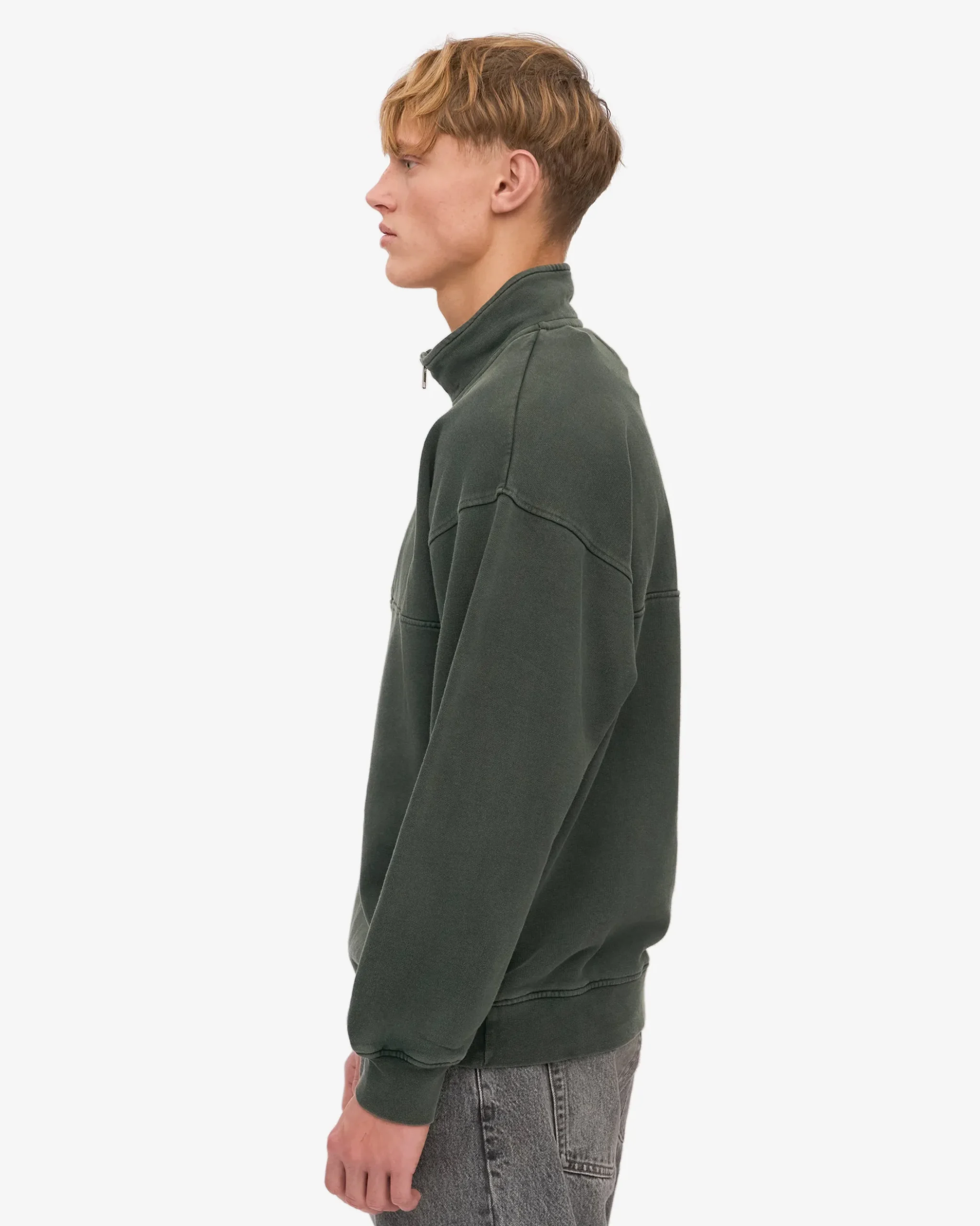 Organic Quarter Zip - Midnight Forest