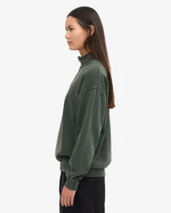 Organic Quarter Zip - Midnight Forest