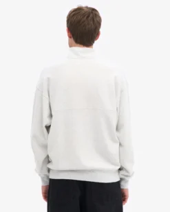 Organic Quarter Zip - Snow Melange