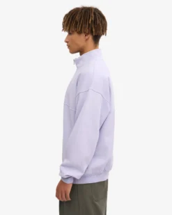 Organic Quarter Zip - Soft Lavender