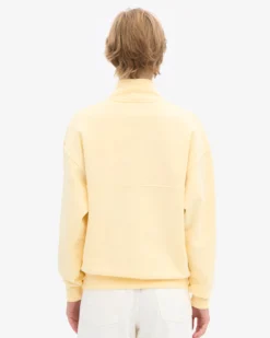Organic Quarter Zip - Soft Yellow
