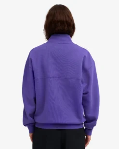 Organic Quarter Zip - Ultra Violet