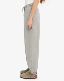 Organic Relaxed Hood Sweatsuit - Heather Grey