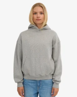Organic Relaxed Hood Sweatsuit - Heather Grey