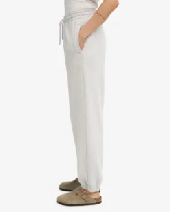 Organic Relaxed Hood Sweatsuit - Snow Melange
