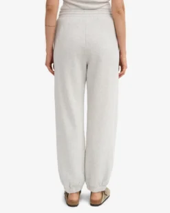 Organic Relaxed Hood Sweatsuit - Snow Melange