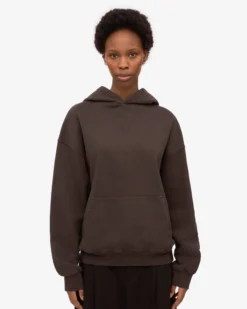 Organic Relaxed Hood Sweatsuit - Coffee Brown