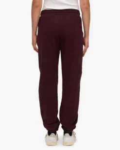 Organic Relaxed Hood Sweatsuit - Oxblood Red