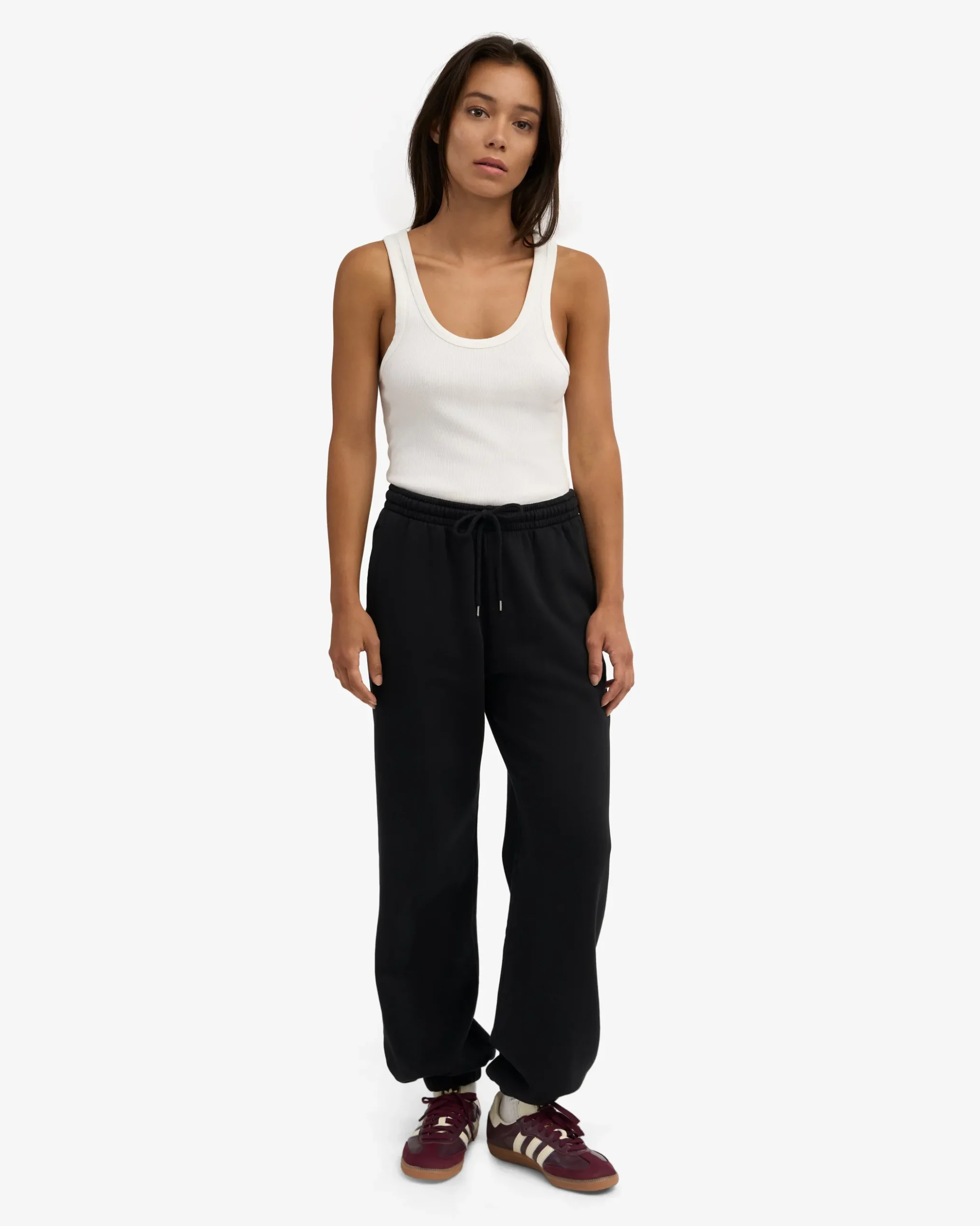Organic Relaxed Hood Sweatsuit - Deep Black
