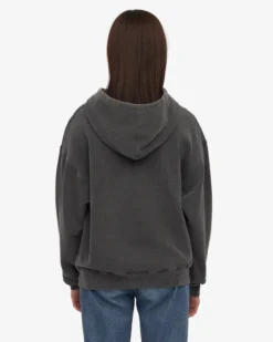 Organic Relaxed Hood Sweatsuit - Faded Black