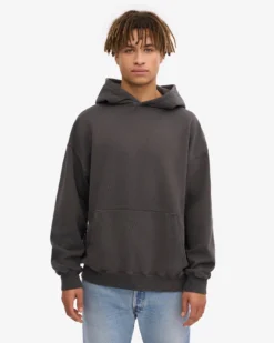Organic Relaxed Hood Sweatsuit - Lava Grey
