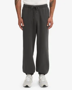Organic Relaxed Hood Sweatsuit - Lava Grey