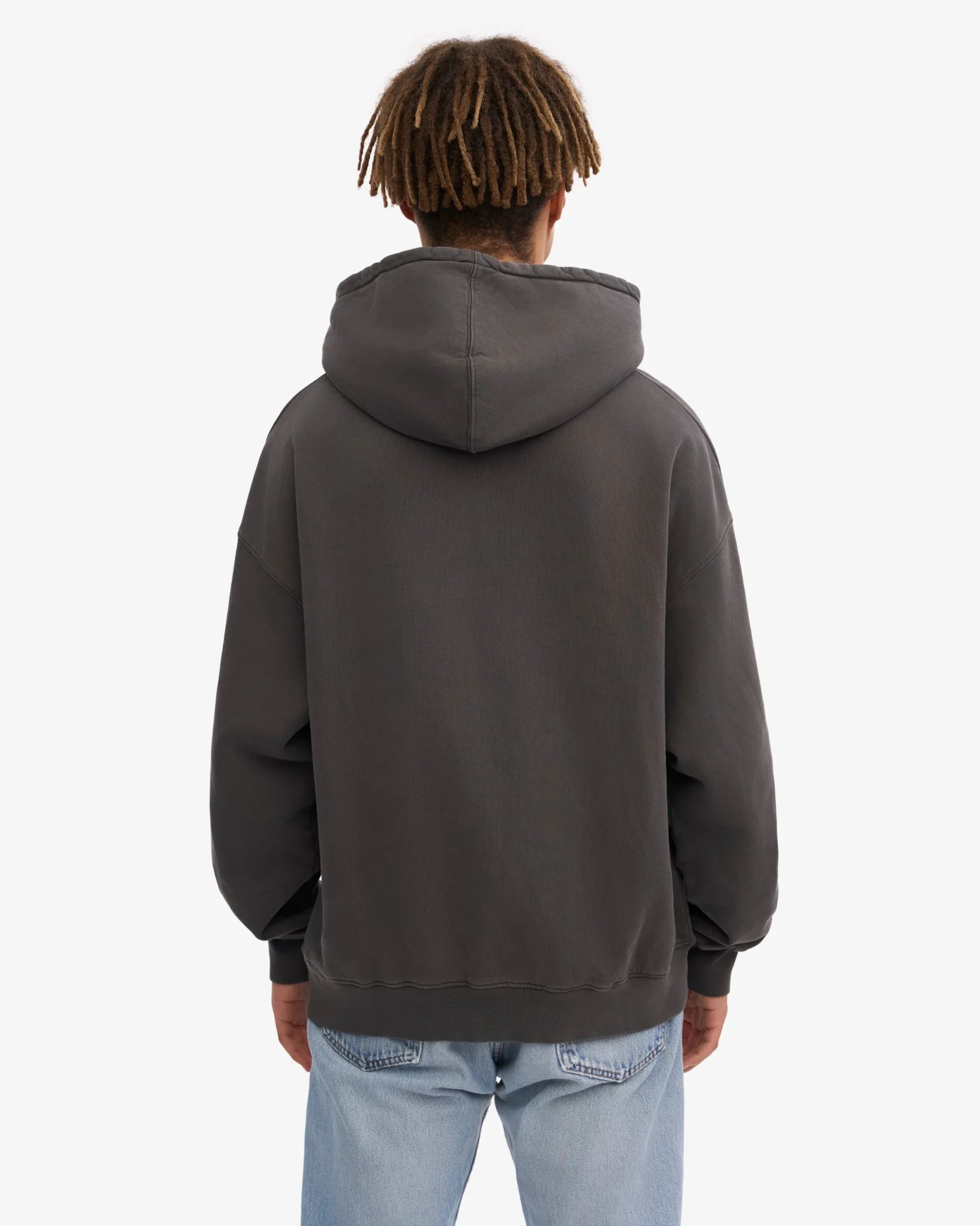 Organic Relaxed Hood Sweatsuit - Lava Grey