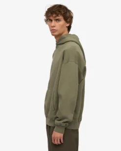 Organic Relaxed Hood Sweatsuit - Dusty Olive