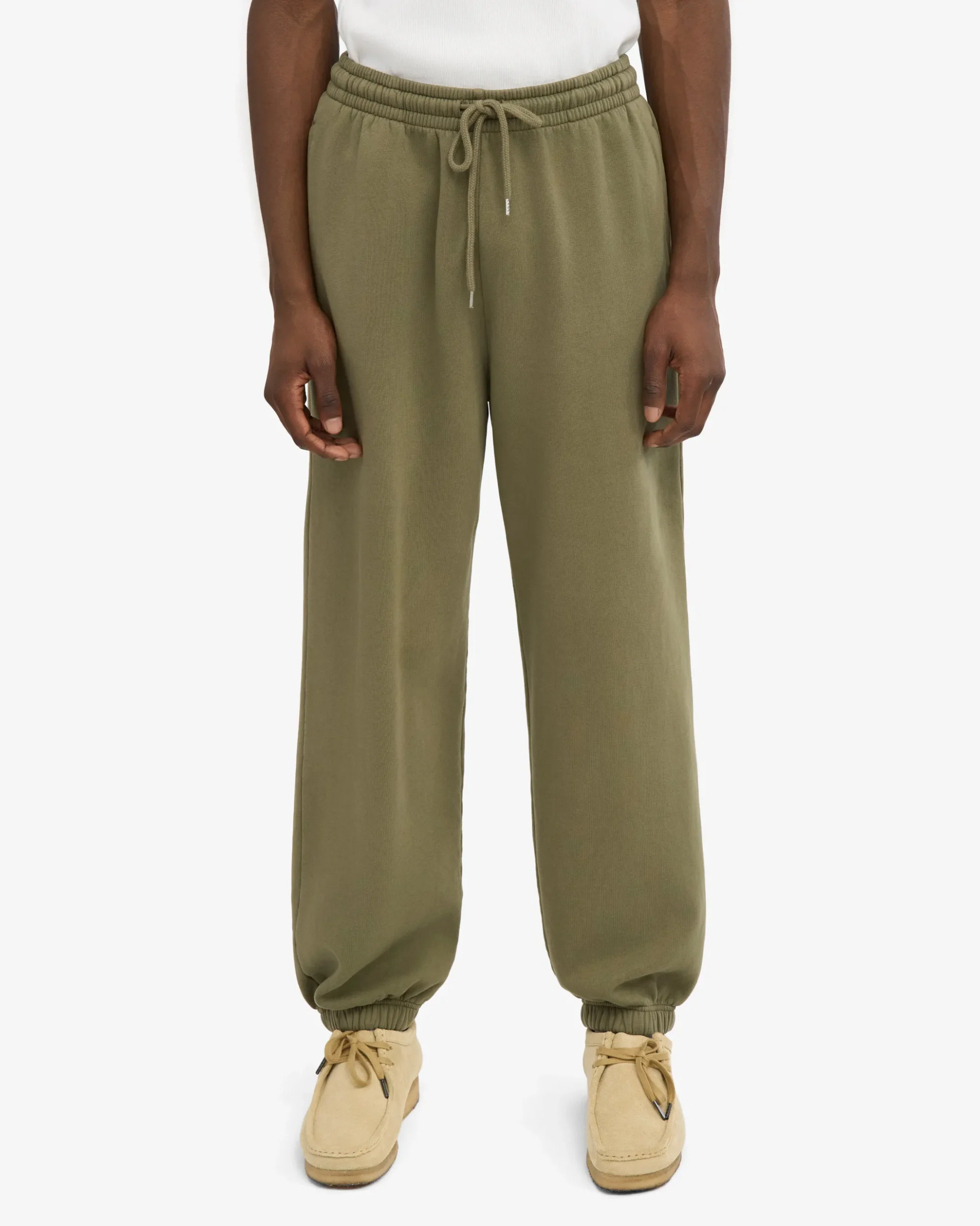 Organic Relaxed Hood Sweatsuit - Dusty Olive