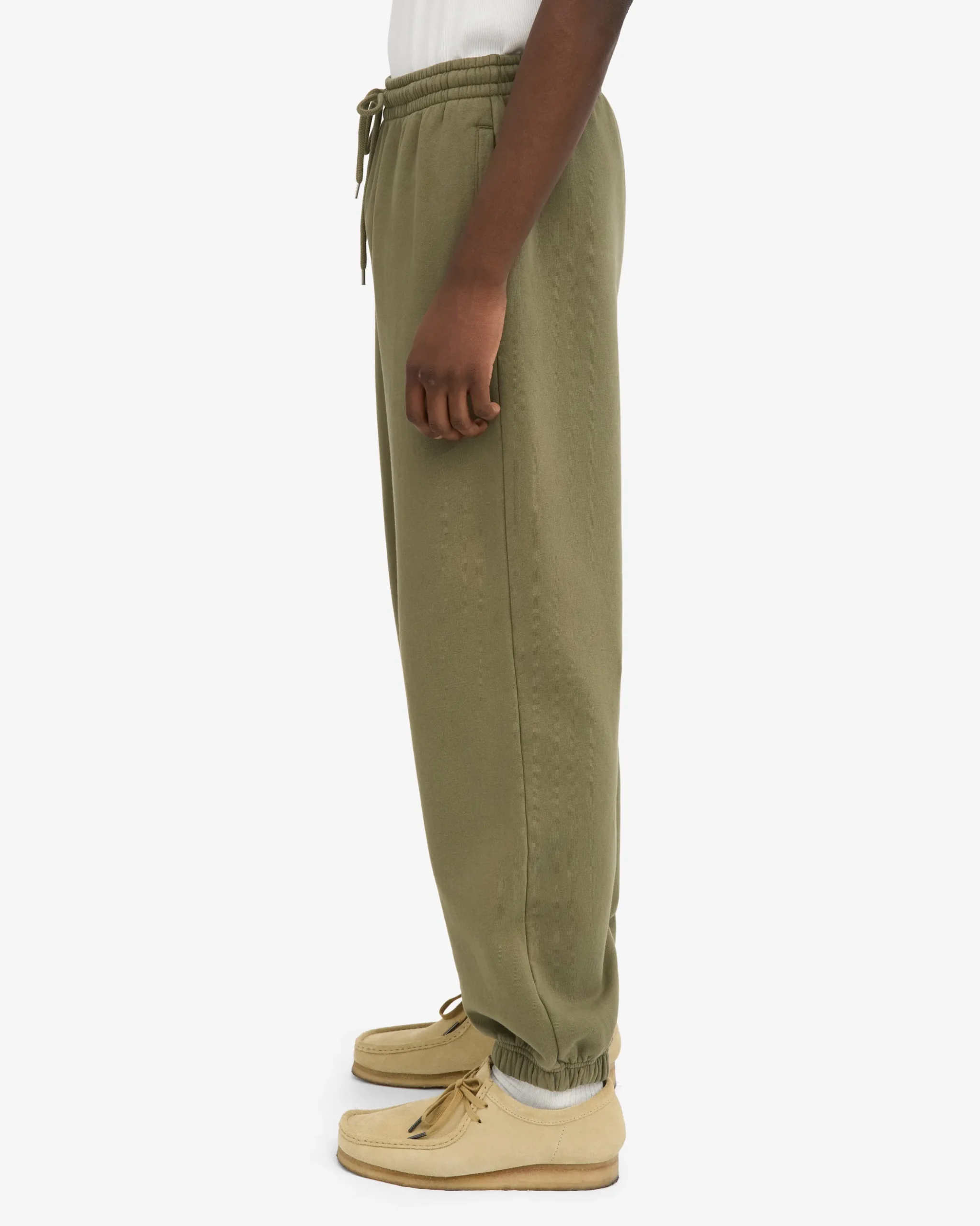 Organic Relaxed Hood Sweatsuit - Dusty Olive