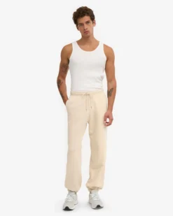 Organic Relaxed Hood Sweatsuit - Ivory White