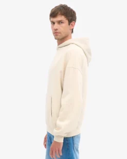 Organic Relaxed Hood Sweatsuit - Ivory White