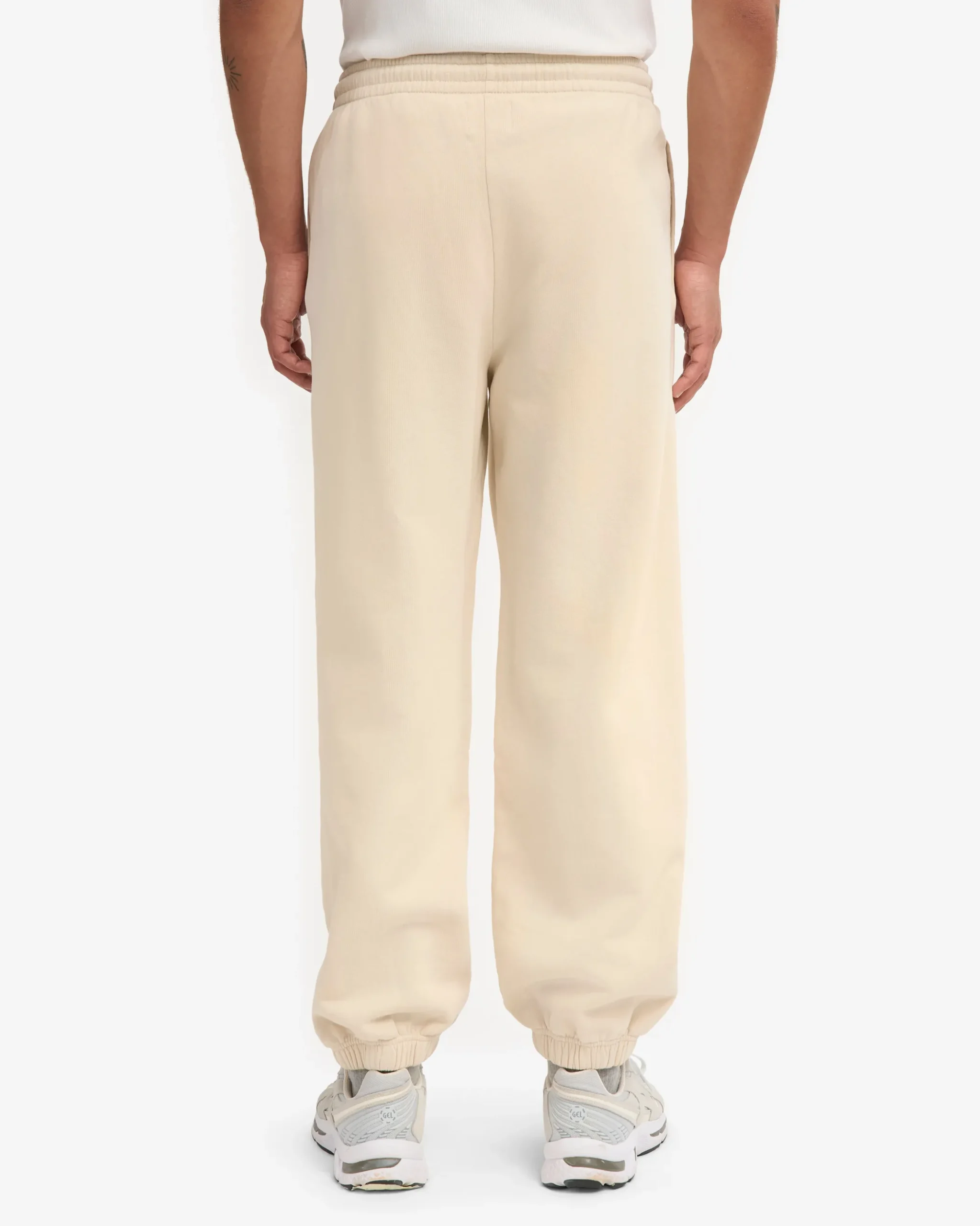 Organic Relaxed Hood Sweatsuit - Ivory White