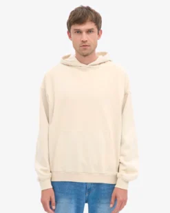 Organic Relaxed Hood Sweatsuit - Ivory White