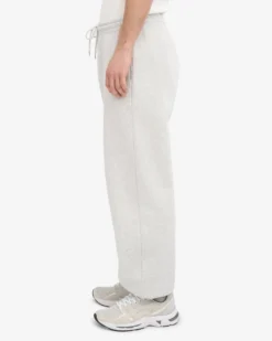 Organic Relaxed Hood Sweatsuit - Snow Melange
