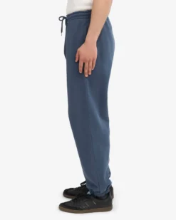 Organic Relaxed Hood Sweatsuit - Petrol Blue