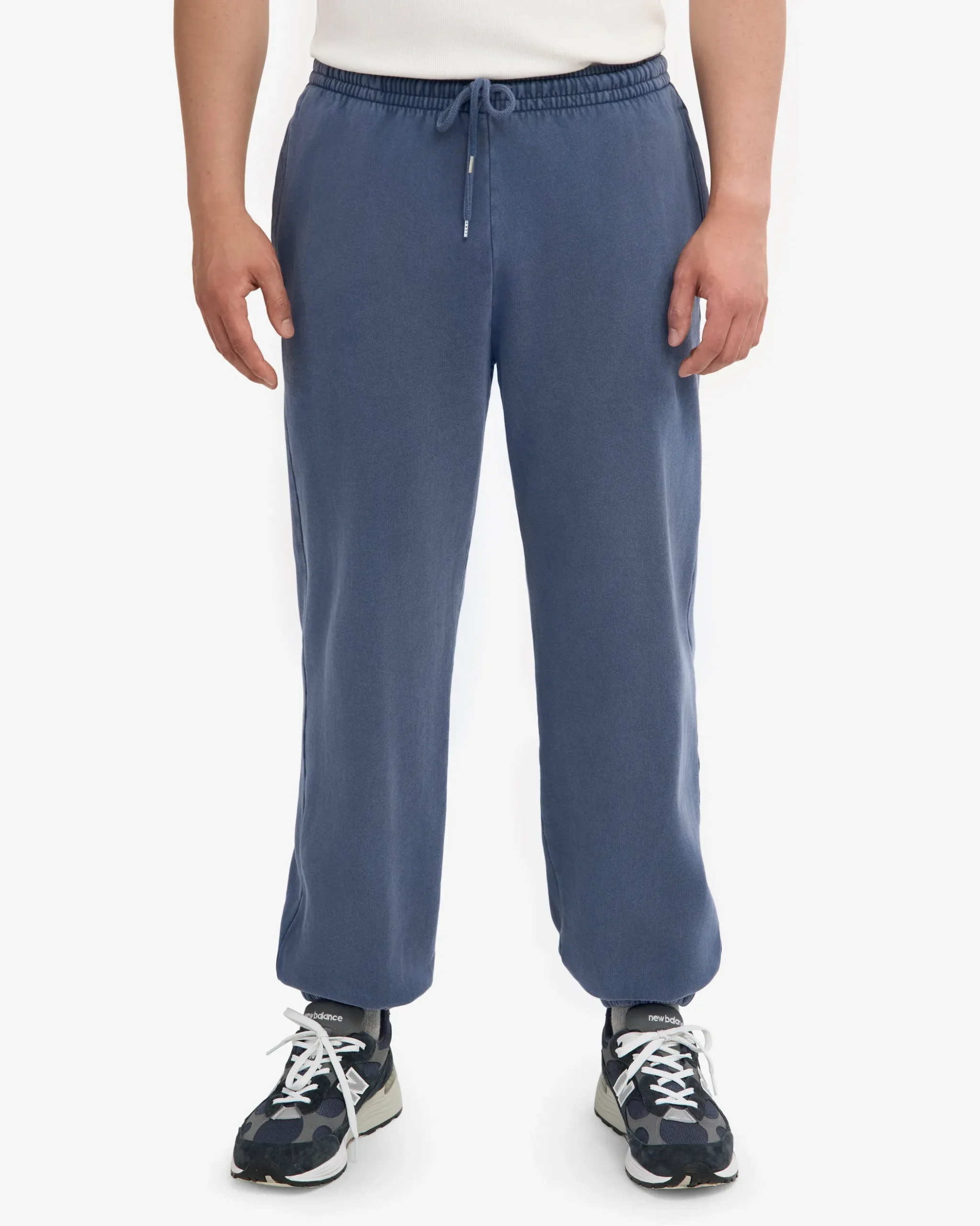Organic Relaxed Hood Sweatsuit - Neptune Blue