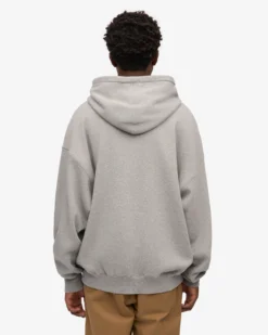 Organic Relaxed Hood Sweatsuit - Heather Grey