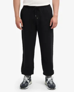 Organic Relaxed Hood Sweatsuit - Deep Black