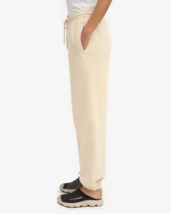 Organic Relaxed Hood Sweatsuit - Ivory White