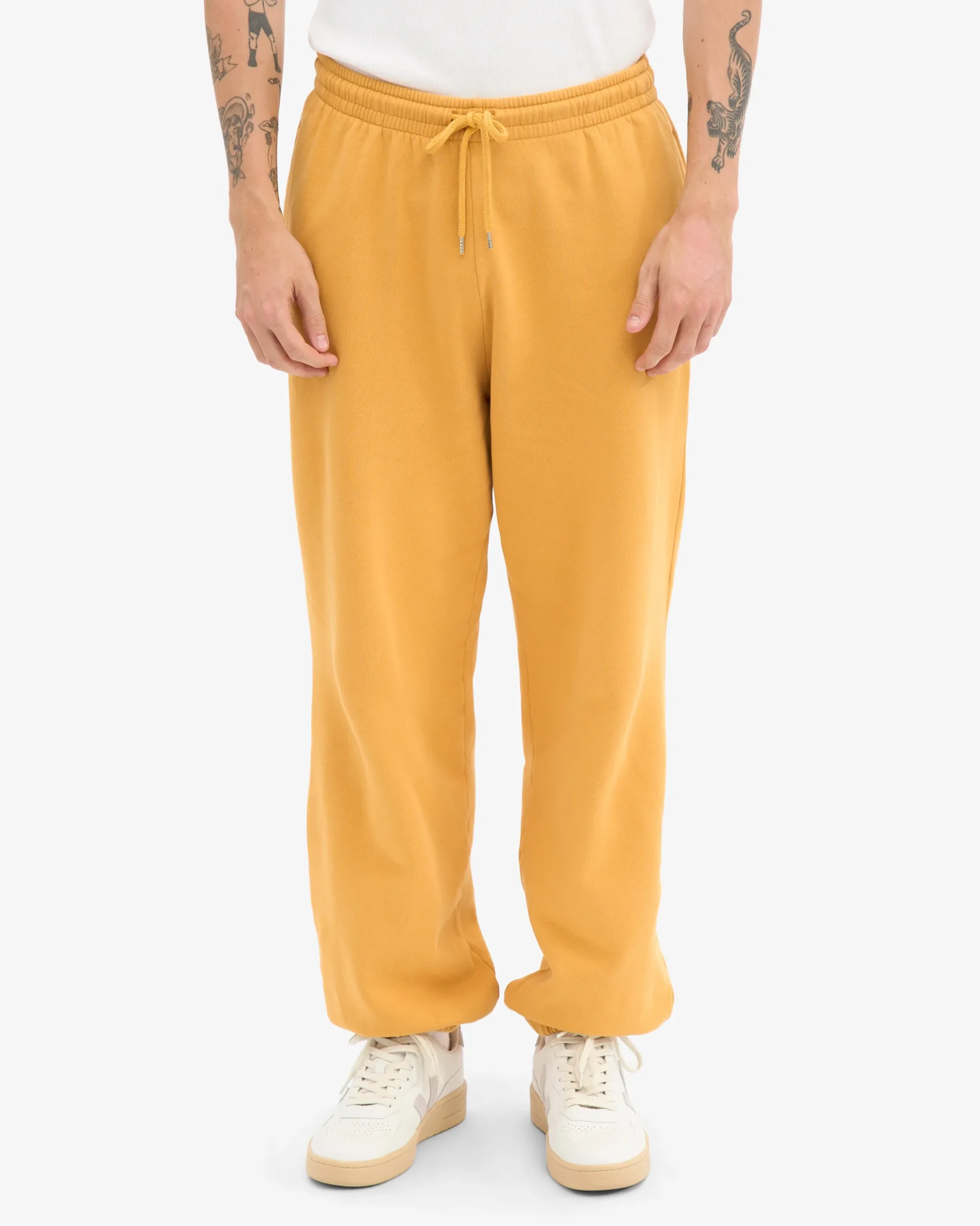 Organic Relaxed Sweatpants - Burned Yellow