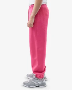 Organic Relaxed Sweatpants - Bubblegum Pink