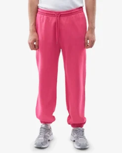 Organic Relaxed Sweatpants - Bubblegum Pink