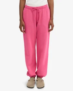 Organic Relaxed Sweatpants - Bubblegum Pink