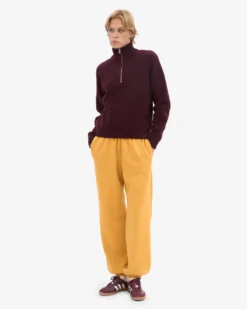 Organic Relaxed Sweatpants - Burned Yellow