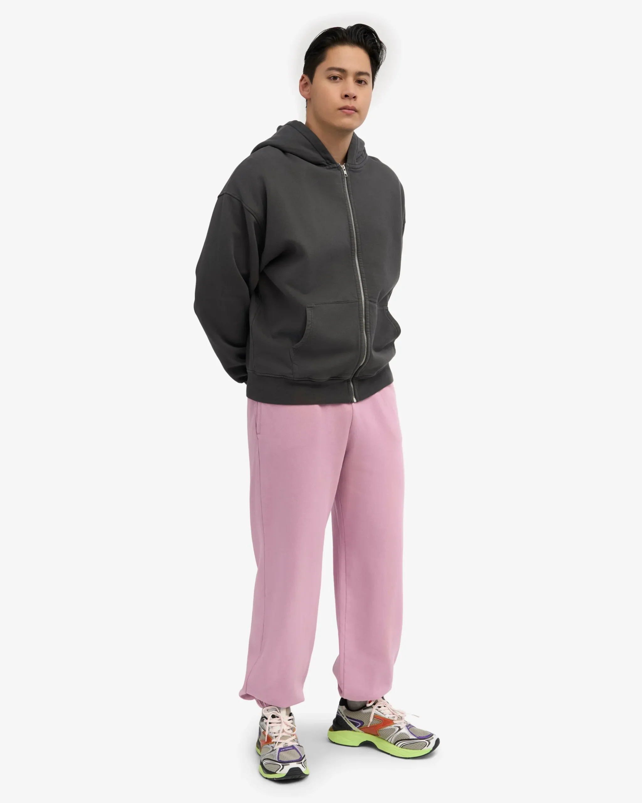 Organic Relaxed Sweatpants - Cherry Blossom