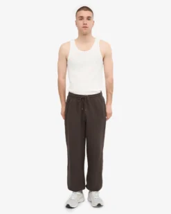 Organic Relaxed Sweatpants - Coffee Brown