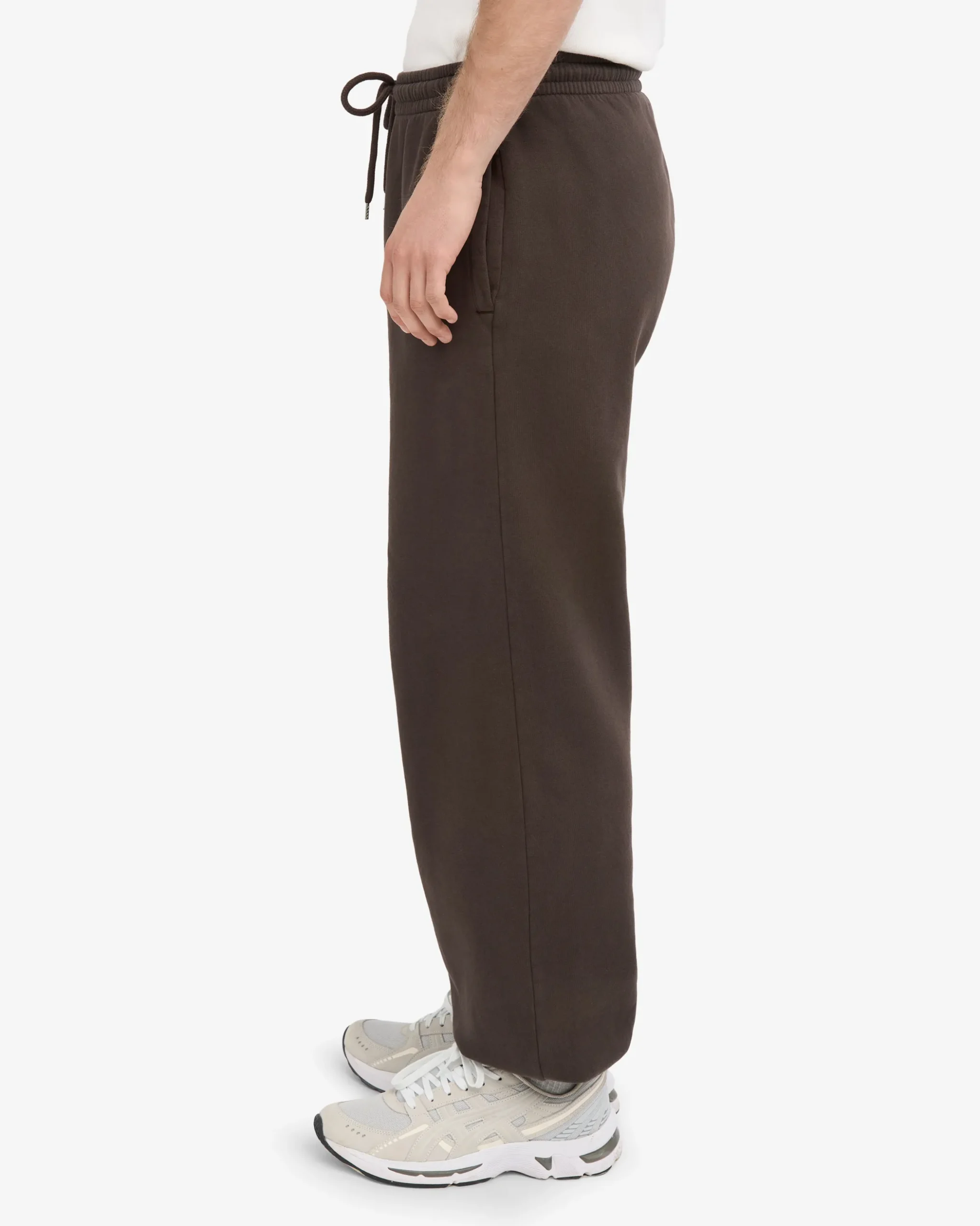 Organic Relaxed Sweatpants - Coffee Brown