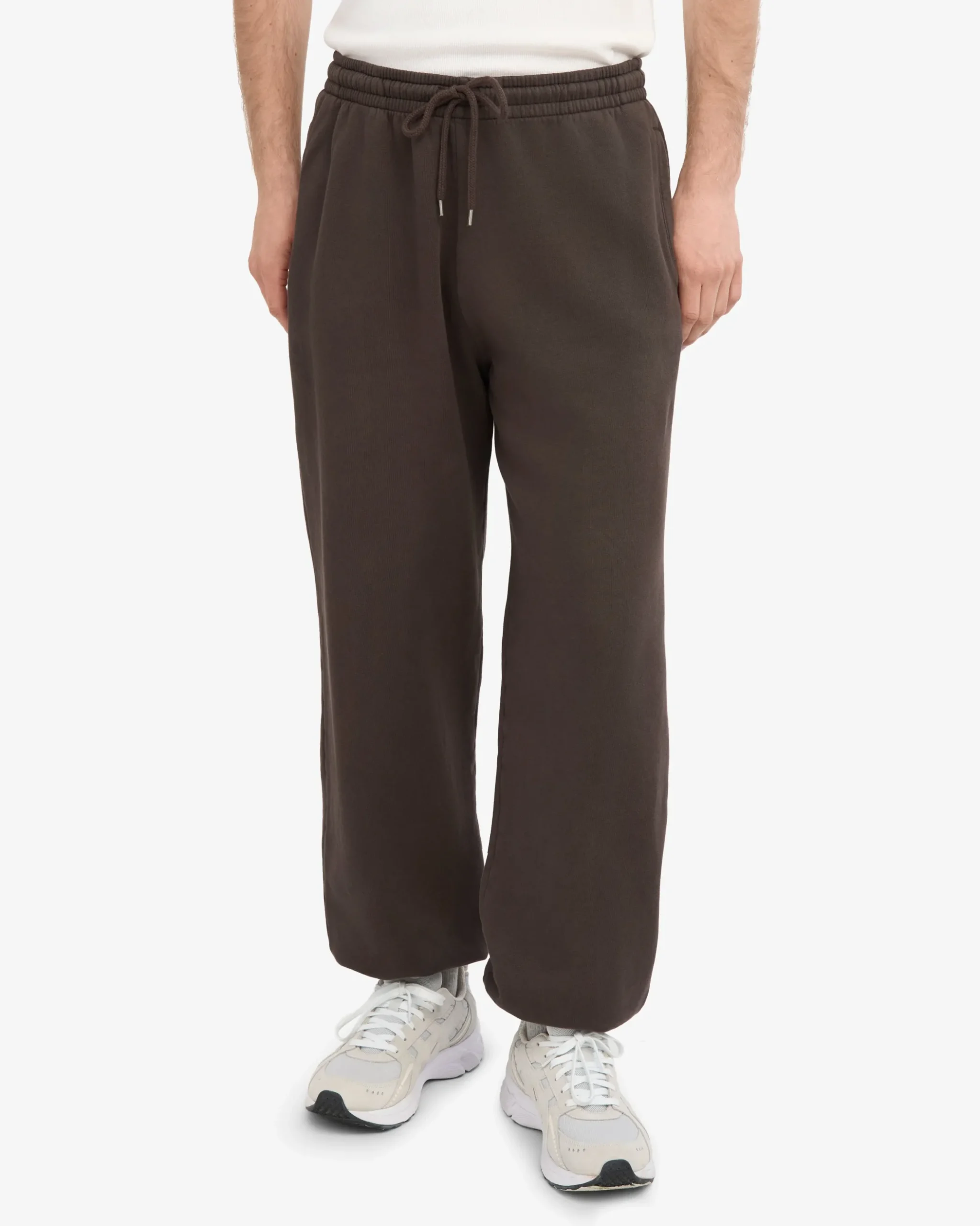 Organic Relaxed Sweatpants - Coffee Brown