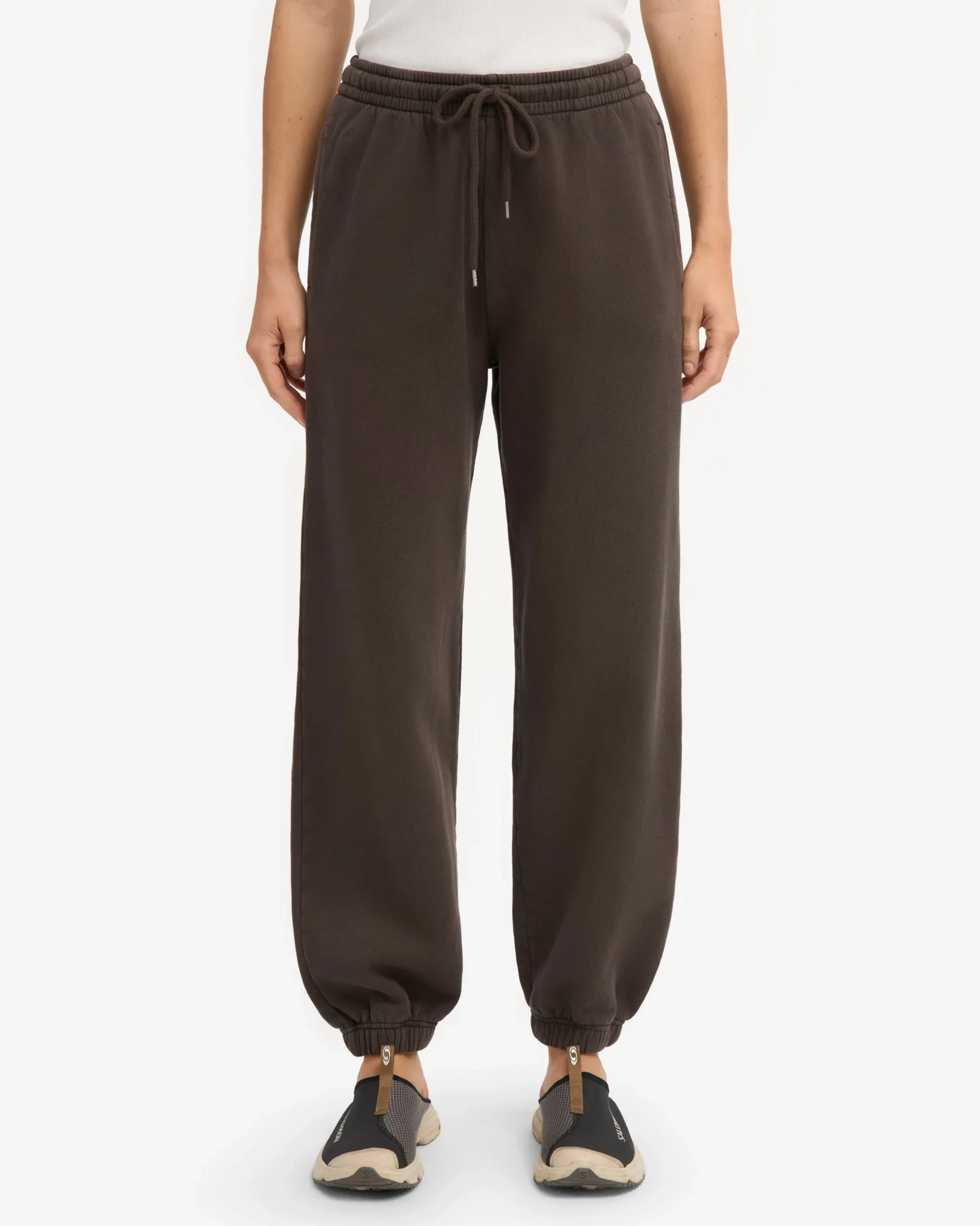 Organic Relaxed Sweatpants - Coffee Brown