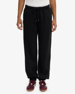 Organic Relaxed Sweatpants - Deep Black