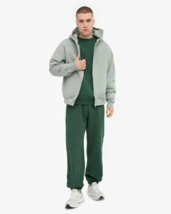 Organic Relaxed Sweatpants - Emerald Green