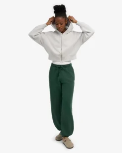 Organic Relaxed Sweatpants - Emerald Green