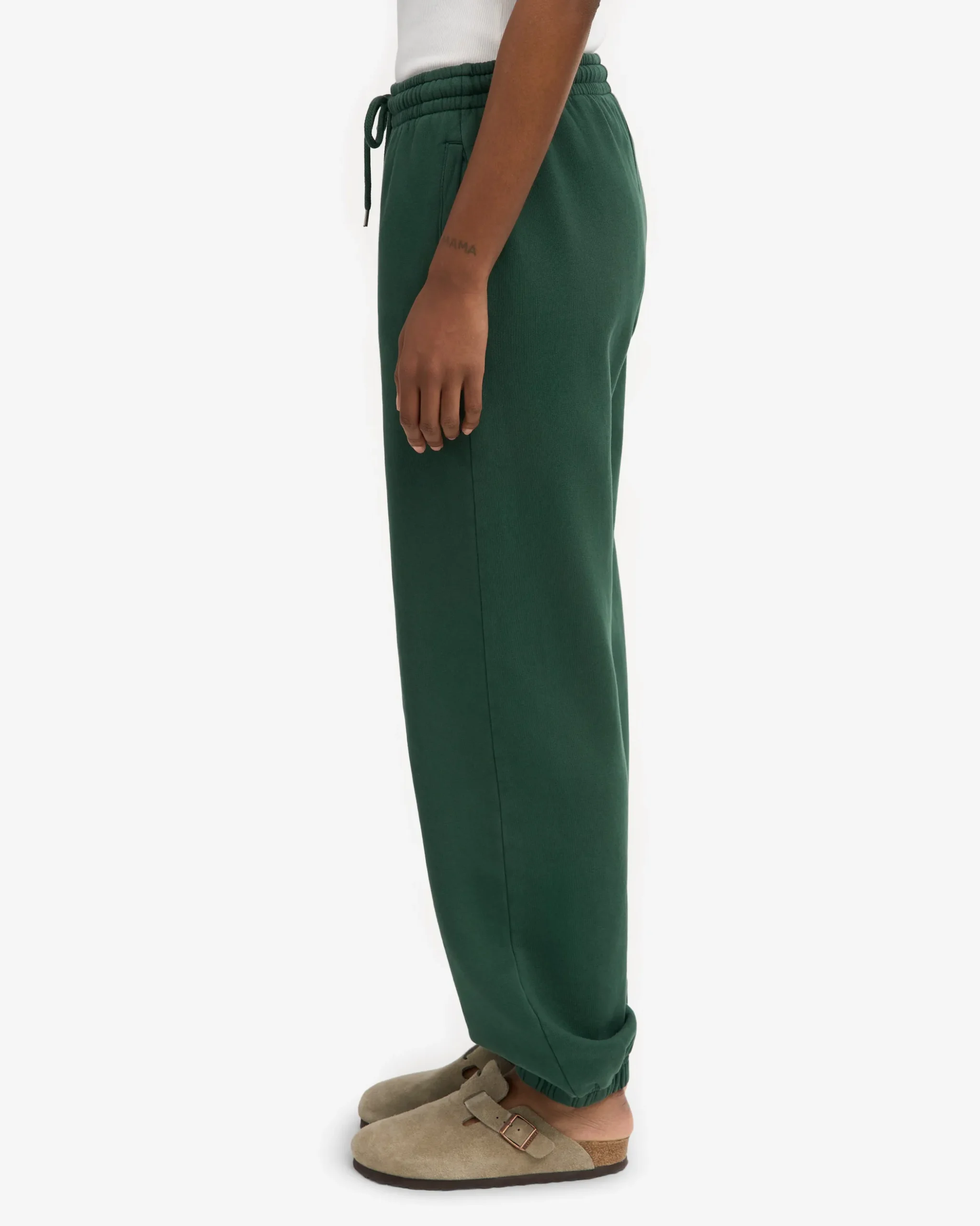 Organic Relaxed Sweatpants - Emerald Green
