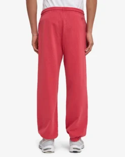 Organic Relaxed Sweatpants - Faded Red