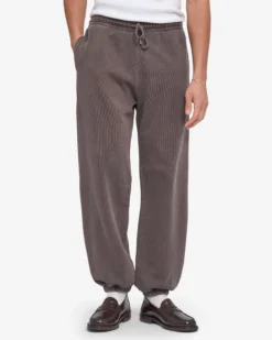 Organic Relaxed Sweatpants - Faded Mud
